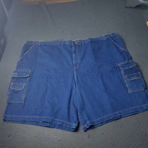 King Size Jean Shorts Mens Size 68 Big & Tall  Cargo Denim